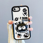Espanson蘋(píng)果6手機殼iPhone6splus保護套i6S天眼階梯卡通立體公仔磨砂殼蘋(píng)果6Plus男女軟硅膠全包防摔外殼 【天眼階梯】咖啡煤球 蘋(píng)果6Plus/6Splus