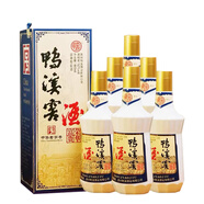 鴨溪酒 濃香型白酒 禮盒裝 糧食酒 52度 460mL 6瓶 整箱