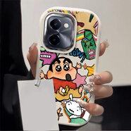 慕文適用vivo手機套y200gt寬y200i松y100i外78m殼y77e軟y76s殼y35m+防y36m摔y33s可y30愛(ài)y37m漫畫(huà)新新 可拆卸鏡框小胖妹-白-【漫畫(huà)小新Q2318】單殼 VIVO Y36 5G