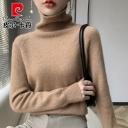皮爾卡丹（pierre cardin）黑色高領(lǐng)毛衣女秋冬2025年新款時(shí)尚百搭內(nèi)搭冬季加厚針織打底衫冬 金駝色今年/少女/法式/冬天/美 L 105115