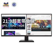 優(yōu)派（ViewSonic）VA2962-HD 29英寸超寬屏HDR 75HZ 濾藍(lán)光不閃屏節(jié)能 帶魚屏