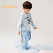 巴拉巴拉兒童睡衣套裝棉2025秋男童家居服女童【ninigogoIP】209925171201