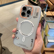 秒揚 磨砂半透明高級iPhone15手機殼蘋果14promax磁吸無線充電13pro防摔保護12全包 潮牌殼【磁吸】半透磨砂白 iPhone 15