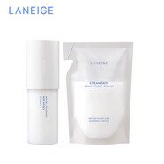 蘭芝（LANEIGE）爽膚水敏感肌膚神經(jīng)酰胺勝肽微精華牛奶水170ml七夕情人節(jié)送女友 贈同款替換裝牛奶水 170ml