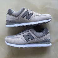 新百倫官方男鞋運動(dòng)鞋冬冬季女鞋復古跑步鞋百搭情侶鞋 旗艦銀色米灰N反光 34 36