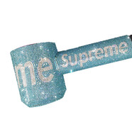 萌念吹風(fēng)機貼紙dyson戴森吹風(fēng)機貼鉆石貼紙鉆風(fēng)筒保護套殼高端爆閃水 Sup白字藍鉆全包