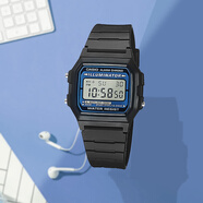 卡西歐（CASIO）經(jīng)典復(fù)古防水學(xué)生手表F-91WM-3A/2A/7A/9ADF F84 F105 A158電子表 F105W全屏夜光 【附加貼膜】