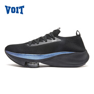 沃特飛氮跑鞋男2024夏季新款網(wǎng)面透氣運動(dòng)鞋氣墊緩震耐磨專(zhuān)業(yè)跑步鞋女 黑色 41