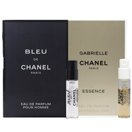 香奈兒（Chanel）蔚藍(lán)男士香水小樣 小樣1.5ml*2(蔚藍(lán)+嘉伯麗爾天性)