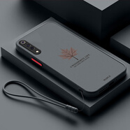 達諾爾小米9手機殼M1902F1T保護套mi九新款全包男女款防摔液態(tài)硅膠超薄軟殼個(gè)性創(chuàng  )意時(shí)尚簡(jiǎn)約外殼 炫酷黑（楓葉）送掛繩 小米9