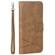 簡(jiǎn)魅適用魅族Note16手機(jī)殼Note16Pro翻蓋皮套Meizu NOTE16 5G保護(hù)套插卡錢(qián)包款十六男款女士全包外殼 魅族Note16 棕黃 配手掛繩