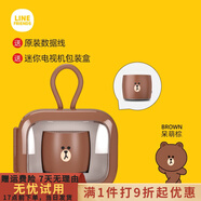 音為愛(ài)（EWA）LINE FRIENDS無(wú)線(xiàn)藍牙音響迷你音箱A103超重低音炮新款莎莉雞高音質(zhì)大音量生日禮物送男朋友老公 呆萌棕