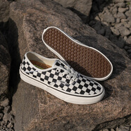 VANS范斯官方 Authentic VR3 SF黑白棋盤格輕便沖浪情侶帆布鞋 黑白棋盤格 35