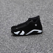 耐克（NIKE）【極速發(fā)貨】耐克Air Jordan 14 AJ14 Clot聯(lián)名 兵馬俑籃球鞋 487471-016 黑白41-44 42.5