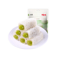百草味百草味芒果味夾心麻薯210g5糯米糍糕點網(wǎng)紅零食早餐獨立小 210g 清新抹茶麻薯x5袋