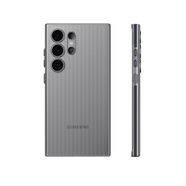 北技 適用三星S25+手機殼新款磨砂硬殼s24Ultra超薄防摔磁吸高級Galaxy23u光柵簡(jiǎn)約不發(fā)黃半透明保護套 黑殼黑邊[非磁吸] 光柵-側防滑邊-磨砂膚感 三星Galaxy S23 Ultra
