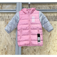 阿迪達(dá)斯 （adidas）男女冬季幼童小童加厚外套連帽羽絨服童裝 EH4130 EH4131 EH4131【假一賠三】 86 CM