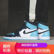 耐克（NIKE）女鞋運動鞋Air Jordan 1 AJ1香檳金色籃球鞋 CK6587-100 CD0461-401 北卡藍(lán) 41