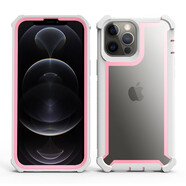 適用蘋(píng)果15 pro三防手機殼抗摔電商供貨歐美熱銷(xiāo)款iPhone15 Ultra 粉白 IP 15
