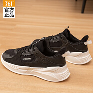 361°女鞋跑步鞋網(wǎng)面透氣防滑超輕運動(dòng)鞋女休閑鞋子 -6曜石黑/羽毛白 38