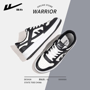 回力（Warrior）板鞋男款2025新款夏季鞋子男潮鞋休閑百搭小白鞋男鞋高級感運動鞋 033-1白黑 44