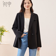 初申西裝外套女寬松韓版休閑高級感時尚氣質(zhì)百搭通勤上衣S13JF4771