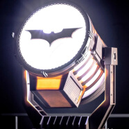 瀚远JOKER贝尔蝙蝠侠手办黑暗骑士战车套装模型拼装国模小丑希杰莱斯 拼装版：哥谭蝙蝠灯模型