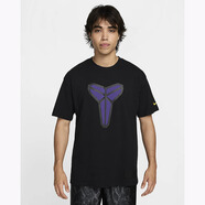 耐克（NIKE）Max90 24新款科比曼巴精神 刺繡標志舒適透氣男士運動(dòng)休閑短袖T恤 黑色FZ8071-010 2XL
