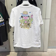 阿迪達(dá)斯 （adidas）NEO短袖T恤男士女裝夏季情侶款運(yùn)動(dòng)服寬松透氣圓領(lǐng)半袖衫休閑上衣 HC9741白色 L