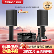 新科K8家庭ktv音響套裝唱歌全套設(shè)備家用點歌機(jī)觸摸屏一體機(jī)音箱卡拉ok網(wǎng)絡(luò)k歌家庭影院 雙10寸高階版+充電麥