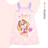 汪汪隊(duì)立大功（PAW PATROL）兒童睡裙女童睡衣家居服夏季寶寶小孩學(xué)生休閑吊帶裙PA1901A 110