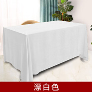 瑞齊金絲絨桌布會議辦公展會長訂婚慶活動臺布 金絲絨加厚漂白色 100*160cm