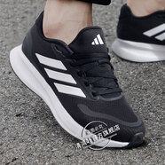 阿迪達(dá)斯（adidas）男鞋跑步鞋 25夏季新款復(fù)古運(yùn)動(dòng)鞋休閑時(shí)尚鞋子緩震防滑慢跑鞋男 經(jīng)典黑白/店長(zhǎng)主推 RUNFALCON 5 43