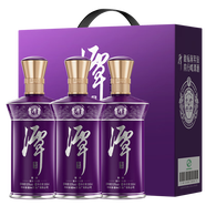 潭酒醬香型白酒禮盒裝送禮 53度 500mL 3瓶 紫潭
