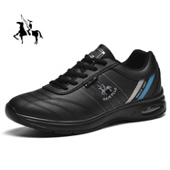 奈客保羅【廠(chǎng)牌】男鞋氣墊輕便透氣運動(dòng)爸爸鞋戶(hù)外大碼旅游鞋波鞋 典雅黑32665 41