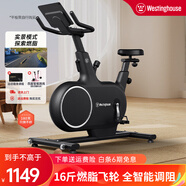 西屋（Westinghouse）美國西屋動感單車家用運動器材磁控健身車商室內(nèi)健身房騎行自行車 插電版/8KG飛輪/實景模擬/15D黑