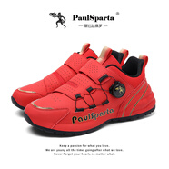 斯巴達(dá)保羅  PAUL SPARTA2025春秋新款網(wǎng)面款港風(fēng)時(shí)尚百搭男鞋女鞋舒適透氣手工運(yùn)動(dòng)休閑鞋 龍年紅【全皮面】 高端歐貨 41 標(biāo)準(zhǔn)碼數(shù)