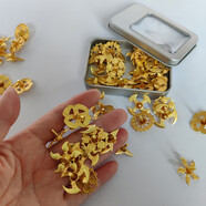 沃思凱加厚金屬火影迷你手轉持久戰斗合金小陀螺青龍白虎兒童玩具 加厚新款迷你陀螺50個(gè)配個(gè)小鐵盒