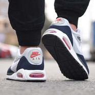 耐克（NIKE）官方艦店男鞋秋季新款運動(dòng)鞋AIR MAX后掌可視氣墊鞋休閑鞋跑步鞋 511416-010/AIR MAX/灰白藍 40