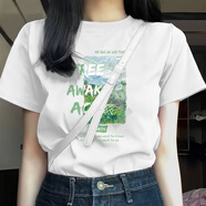 真維斯純棉短袖t恤女士夏季衣服新款2026年休閑百搭寬松版打底半袖GX 白-ACE油畫(huà) M 【棉柔親膚】