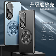 拜特金vivos20手機殼vivo s20pro保護套新款膚感磨砂金屬旋轉支架鏡頭全包式超薄防摔男女款簡(jiǎn)約散熱 【石墨黑】自帶鏡頭膜-帶旋轉支架 vivos20