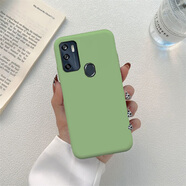 中興原裝適配V2021手機殼ZTE 8012N簡(jiǎn)約純彩色防摔保護套全 抹茶綠膚手感