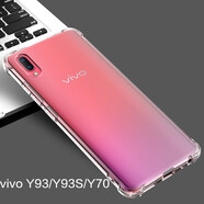 魯深vivoy97手機(jī)殼y93s保護(hù)套y85a 89手機(jī)套透明y81/83/Y79氣囊防摔男女殼 vivo Y93/Y93S通用【透明白】 簡(jiǎn)約透明氣囊全包軟殼【贈(zèng)膜】