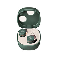 鐵三角ATH-SQ1TW2  藍(lán)牙無線耳機(jī) 真無線耳機(jī) 無線充電 IP5X*防水 森林綠色