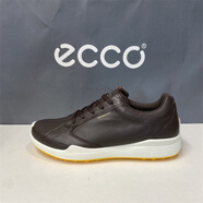 ECCO愛(ài)步男鞋牛皮防水透氣減震休閑鞋高爾夫健步131644/131654/131664 棕色131654-01178 44