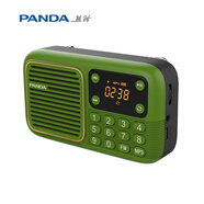熊貓（PANDA）S1老人收音機(jī)戲曲音樂(lè)播放器便攜式隨身聽(tīng)小音箱充電插卡（綠）