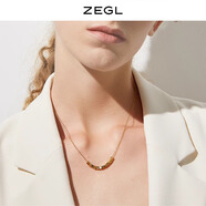 ZEGL小方糖項鏈女輕奢鎖骨鏈簡(jiǎn)約方塊輕奢生日禮物送女友