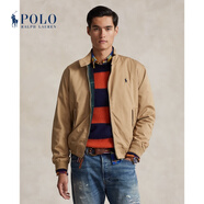Polo Ralph Lauren 拉夫勞倫 男裝 經(jīng)典款斜紋布立領(lǐng)外套夾克RL17873 260-棕黃色 L