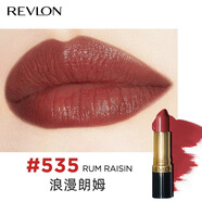 露華濃Revlon露華濃口紅麗彩經(jīng)典黑管唇膏225豆沙色325 535持久保濕學生 535浪漫朗姆