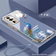 格興適用紅米k60手機(jī)殼男女新款電鍍r(jià)edmik60保護(hù)套軟殼中國風(fēng)防摔時(shí)尚國潮文字輕奢高級(jí)感個(gè)性 薰衣藍(lán)-b626平安福 紅米 K60-送硅膠手繩